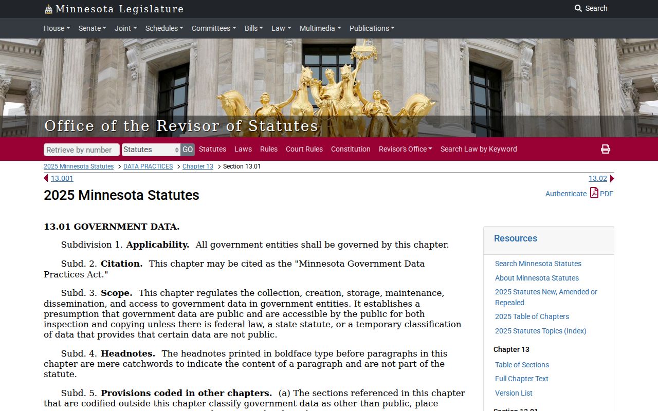 Cass County civil docket Minnesota public data law access rule