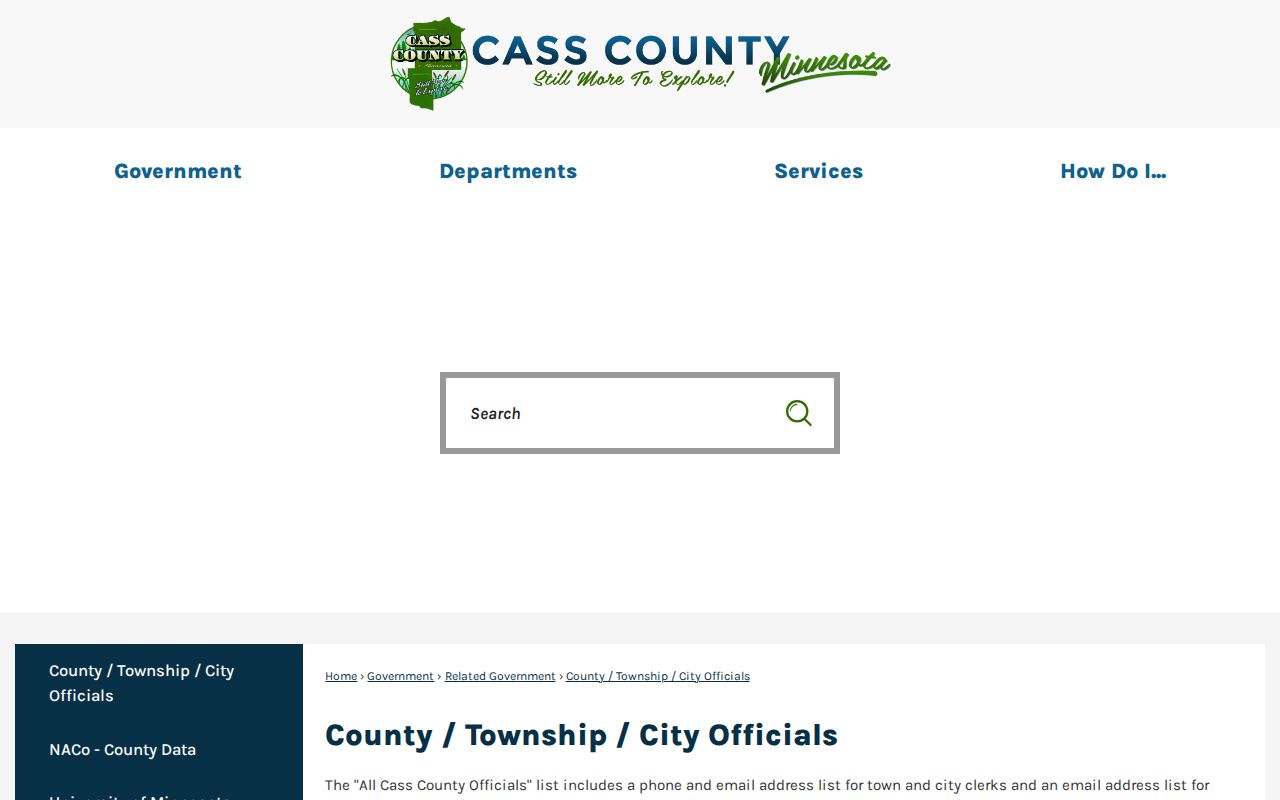 Lake Shore court record source image for Cass city officials