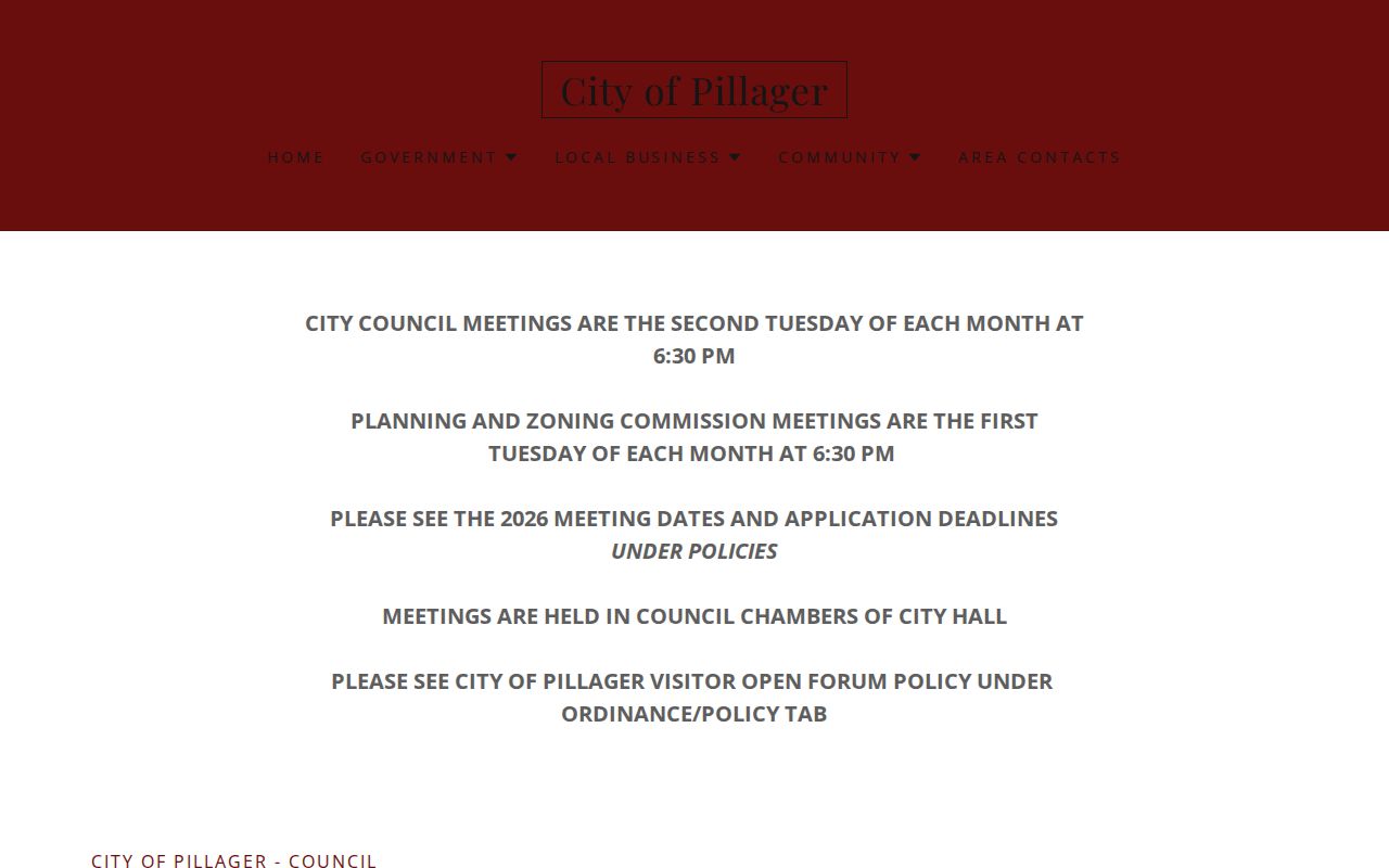 Pillager court record source image for city council and staff